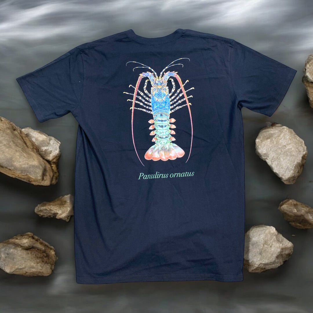 Crayfish Tee Black - Spearfishing Superstore