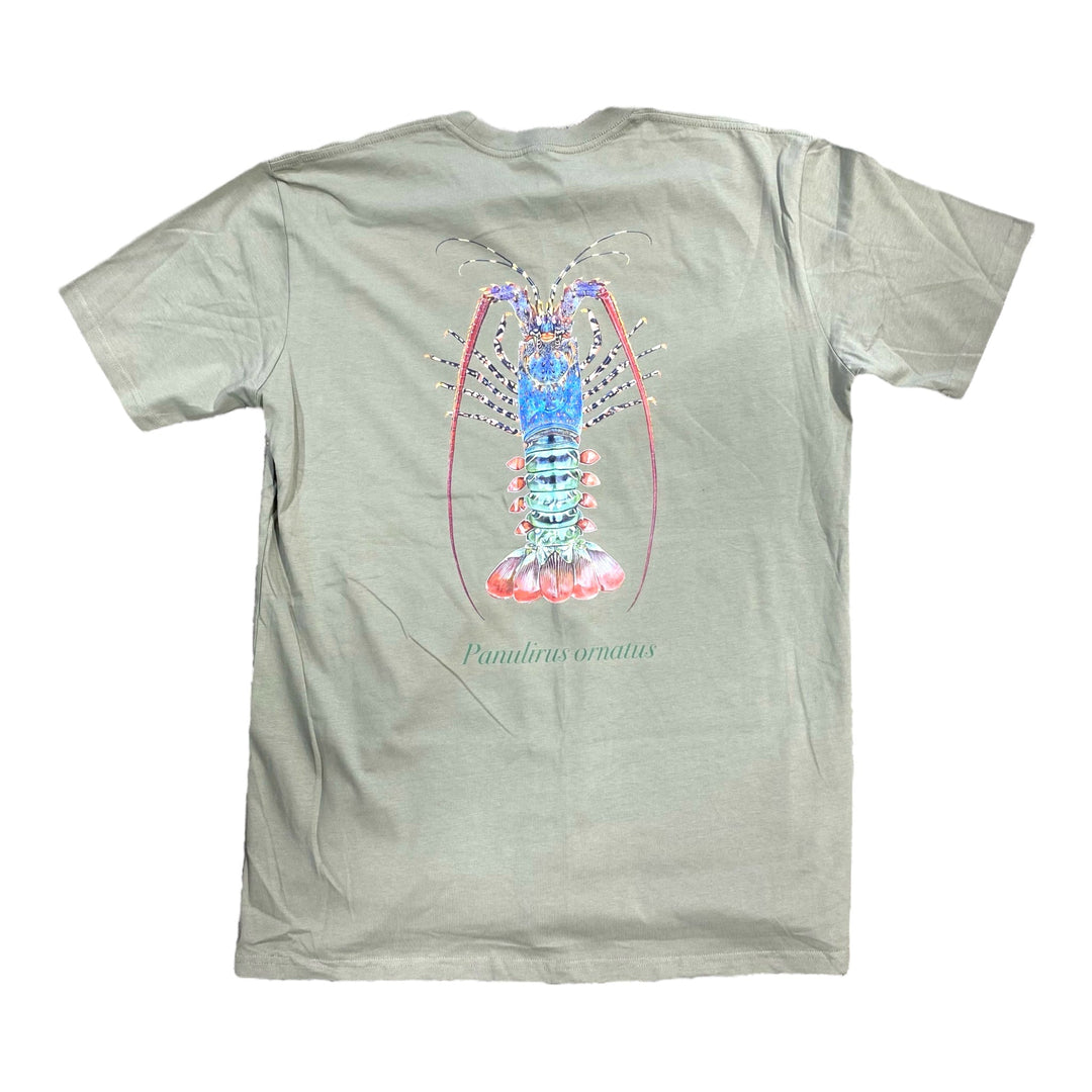 Crayfish Tee Green - Spearfishing Superstore