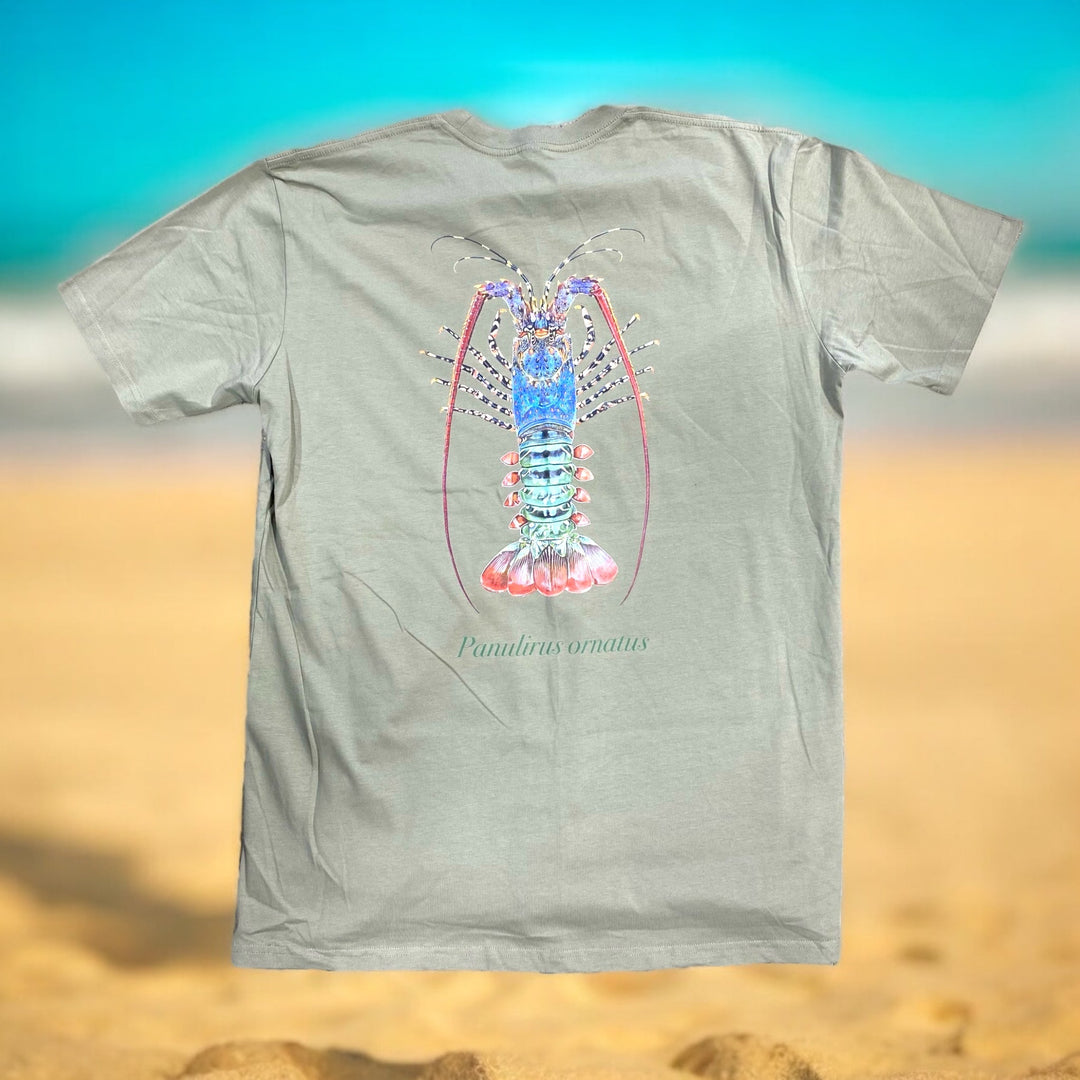 Crayfish Tee Green - Spearfishing Superstore