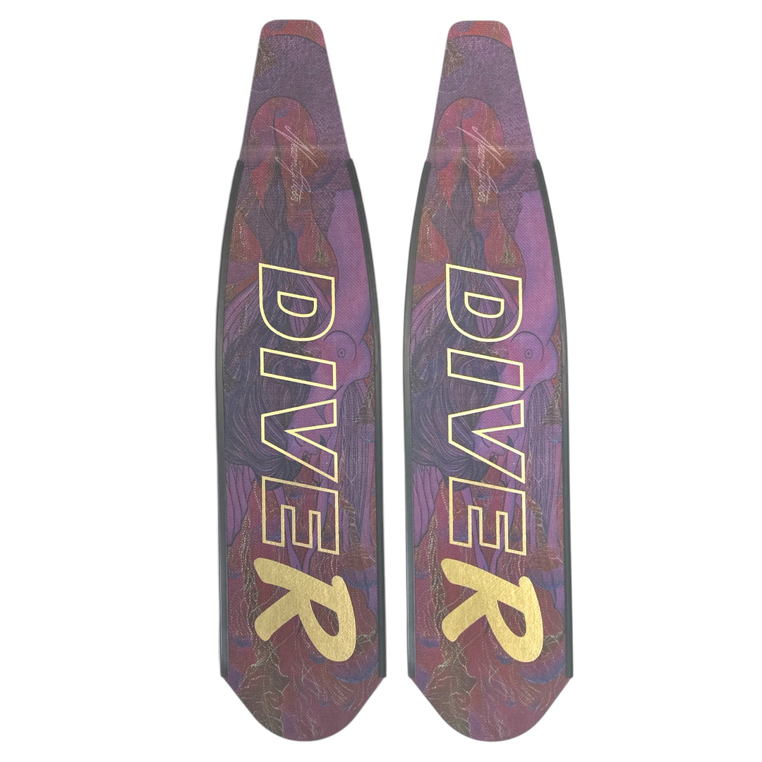 Pink Mermaid Carbon Blades - Spearfishing Superstore