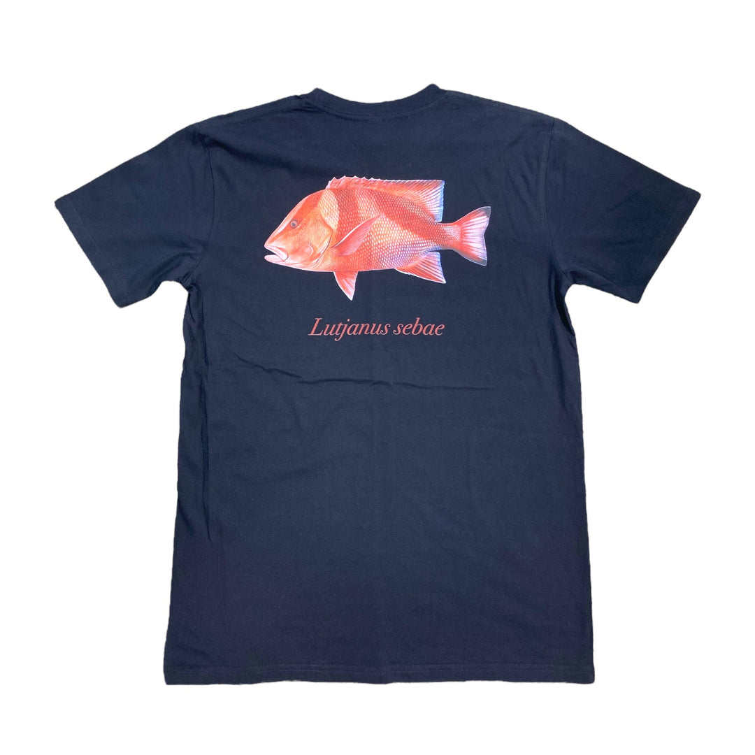 Red Emperor Tee Black - Spearfishing Superstore