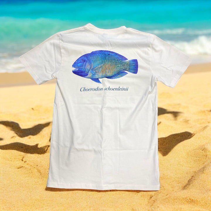 Tuskfish Tee White - Spearfishing Superstore