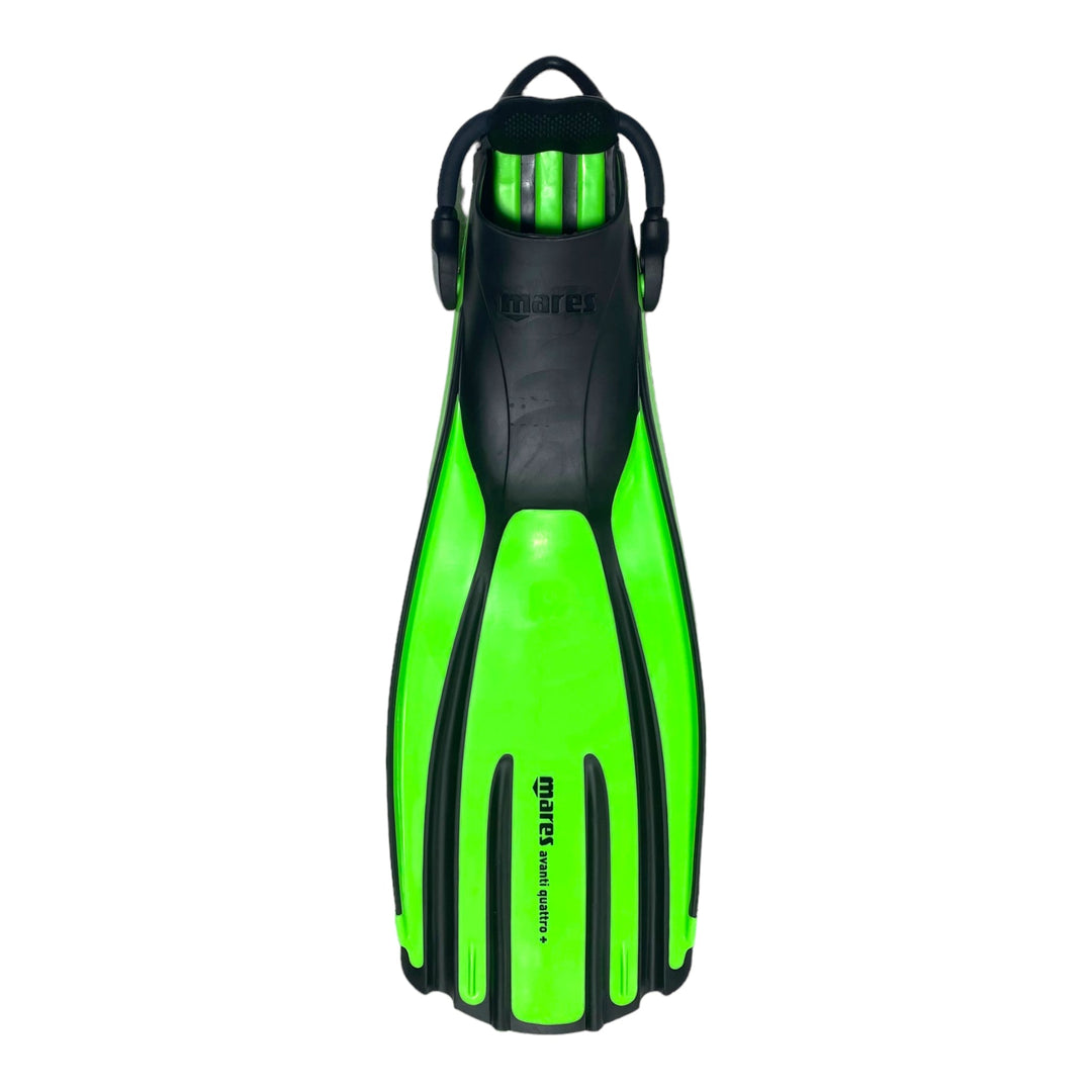 Avanti Quattro+ Fins Lime - Spearfishing Superstore