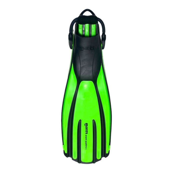 Avanti Quattro+ Fins Lime - Spearfishing Superstore