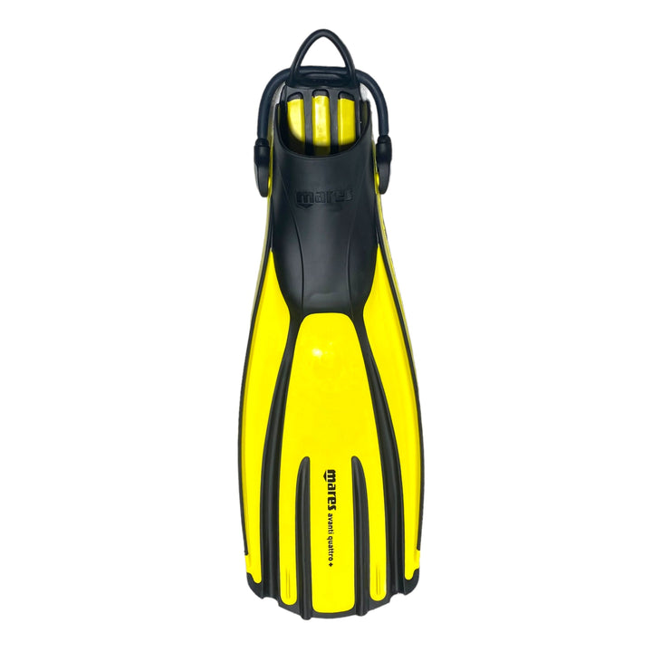 Avanti Quattro+ Fins Yellow - Spearfishing Superstore