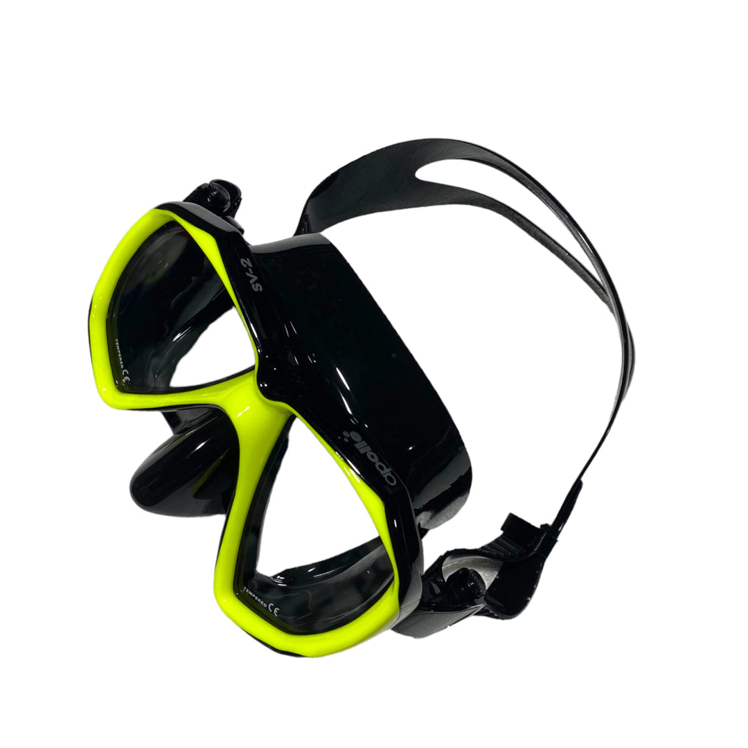 SV-2 Mask Yellow - Spearfishing Superstore