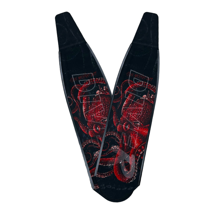 Wild Red Octopus Carbon Blades - Spearfishing Superstore